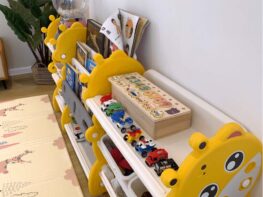 kids reading and playing area